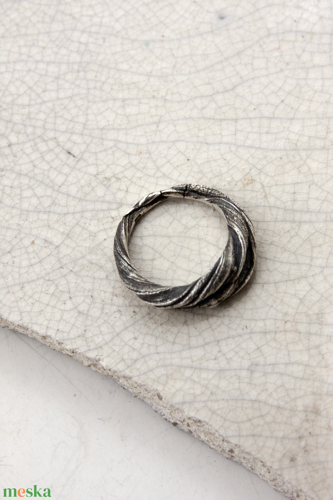 Sodrás - ezüst gyűrű - ékszer - gyűrű - kerek gyűrű - Meska.hu