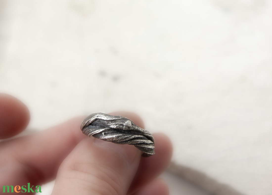 Sodrás - ezüst gyűrű - ékszer - gyűrű - kerek gyűrű - Meska.hu