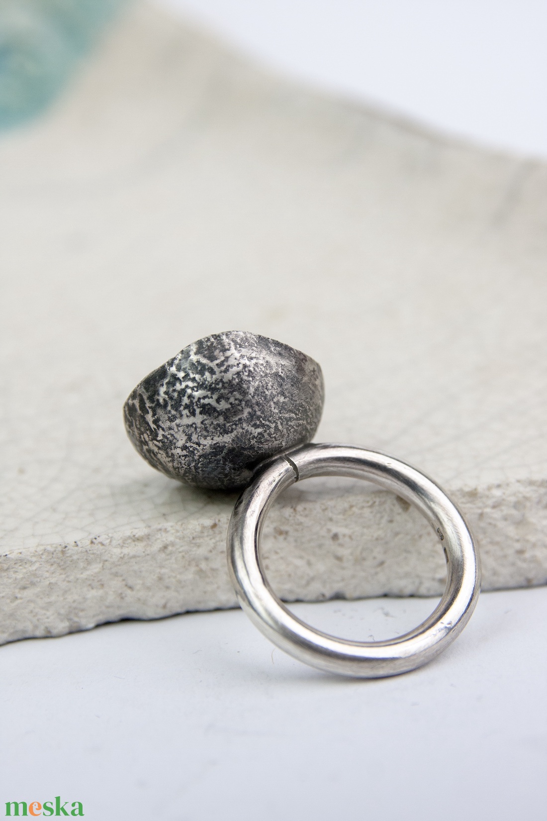 Void - ezüst gyűrű - ékszer - gyűrű - statement gyűrű - Meska.hu