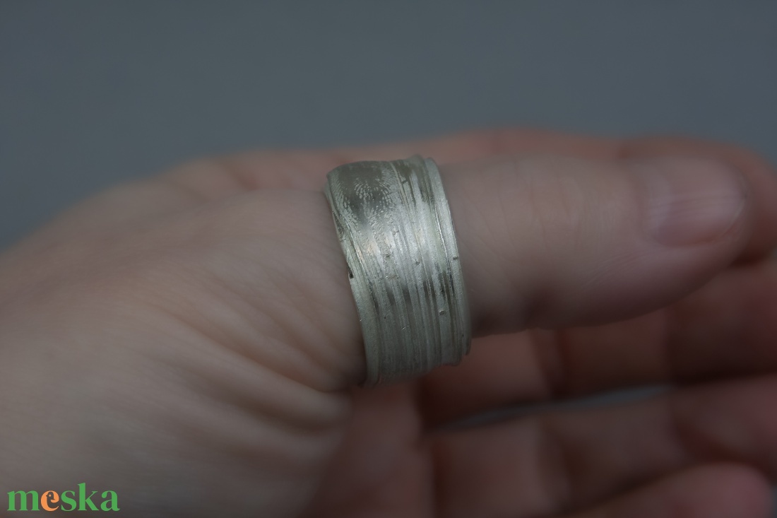 Időzóna - ezüst gyűrű - ékszer - gyűrű - statement gyűrű - Meska.hu