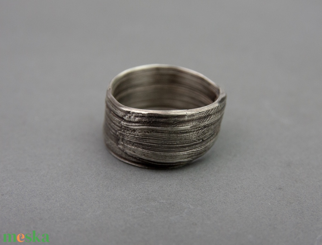Wabi sabi - ezüst gyűrű - ékszer - gyűrű - statement gyűrű - Meska.hu