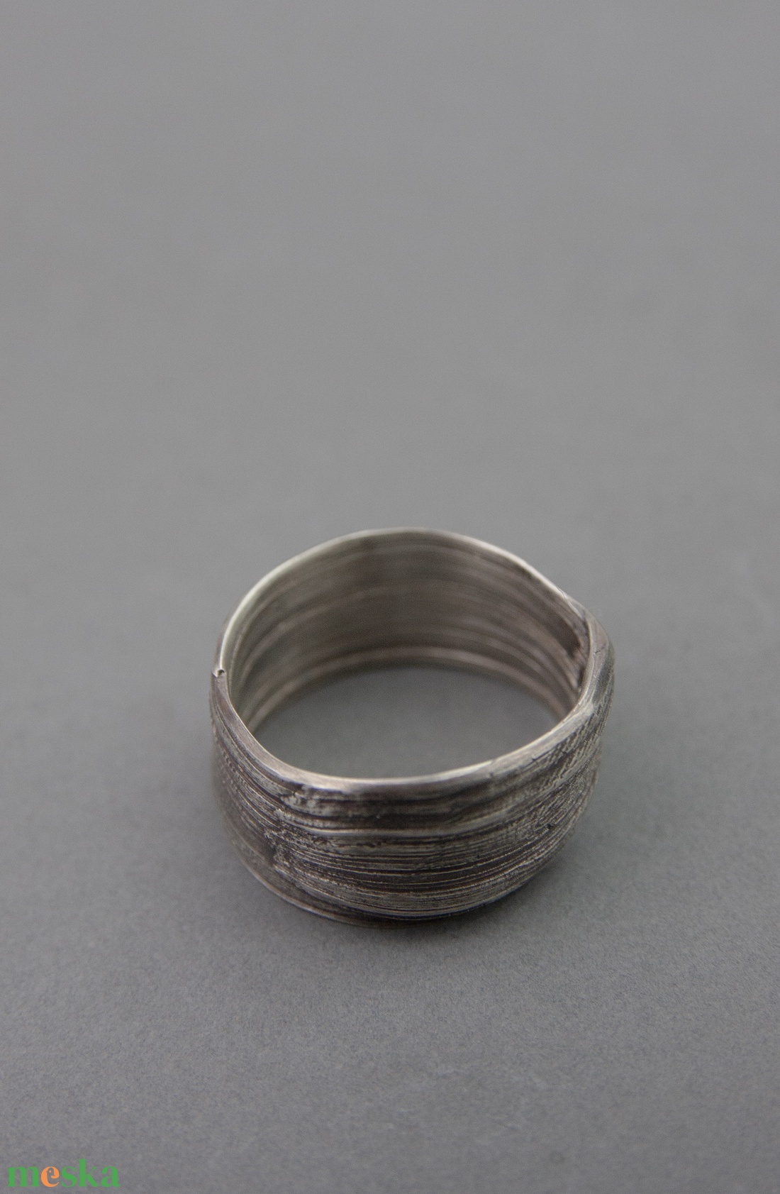 Wabi sabi - ezüst gyűrű - ékszer - gyűrű - statement gyűrű - Meska.hu