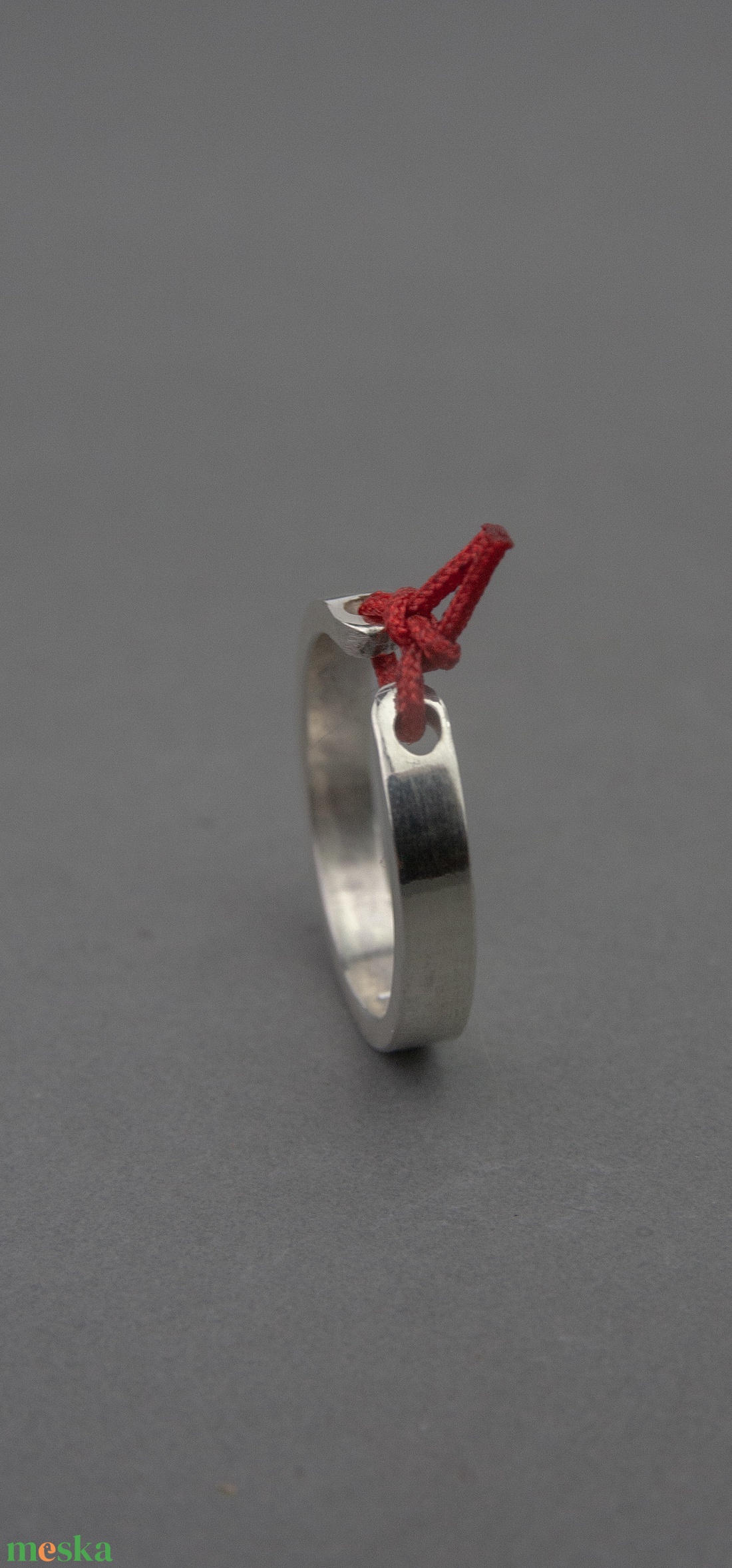 Kötés  - ezüst gyűrű - ékszer - gyűrű - statement gyűrű - Meska.hu