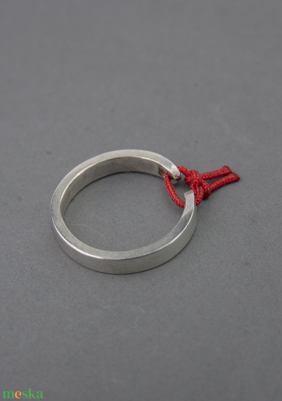 Kötés  - ezüst gyűrű - ékszer - gyűrű - statement gyűrű - Meska.hu