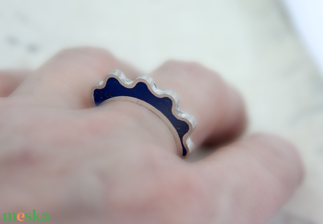 Tajték - ezüst gyűrű - ékszer - gyűrű - vékony gyűrű - Meska.hu