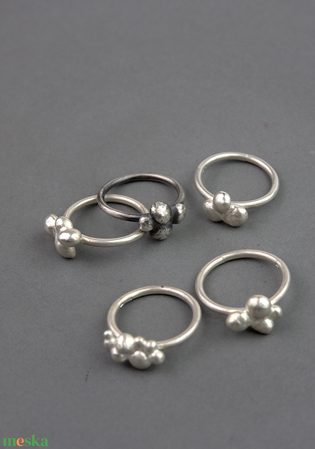 Bárányfelhő - ezüst gyűrű - ékszer - gyűrű - vékony gyűrű - Meska.hu