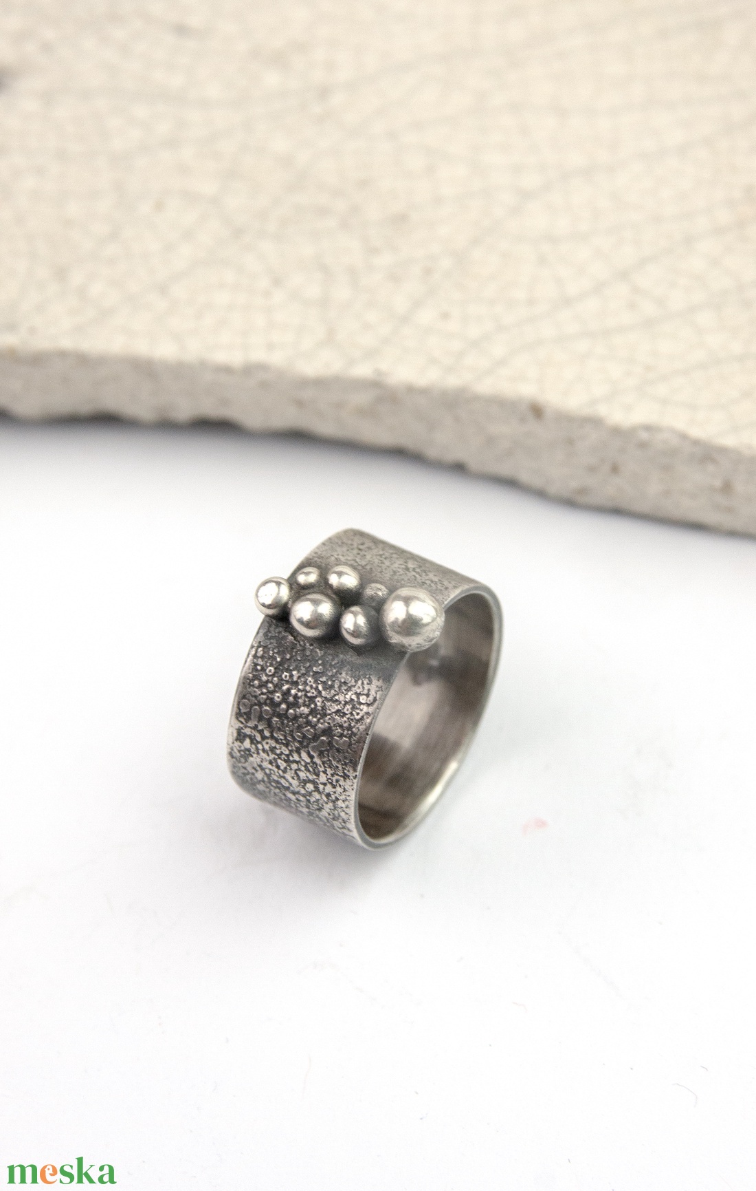 Lélekmagok - ezüst gyűrű - ékszer - gyűrű - statement gyűrű - Meska.hu