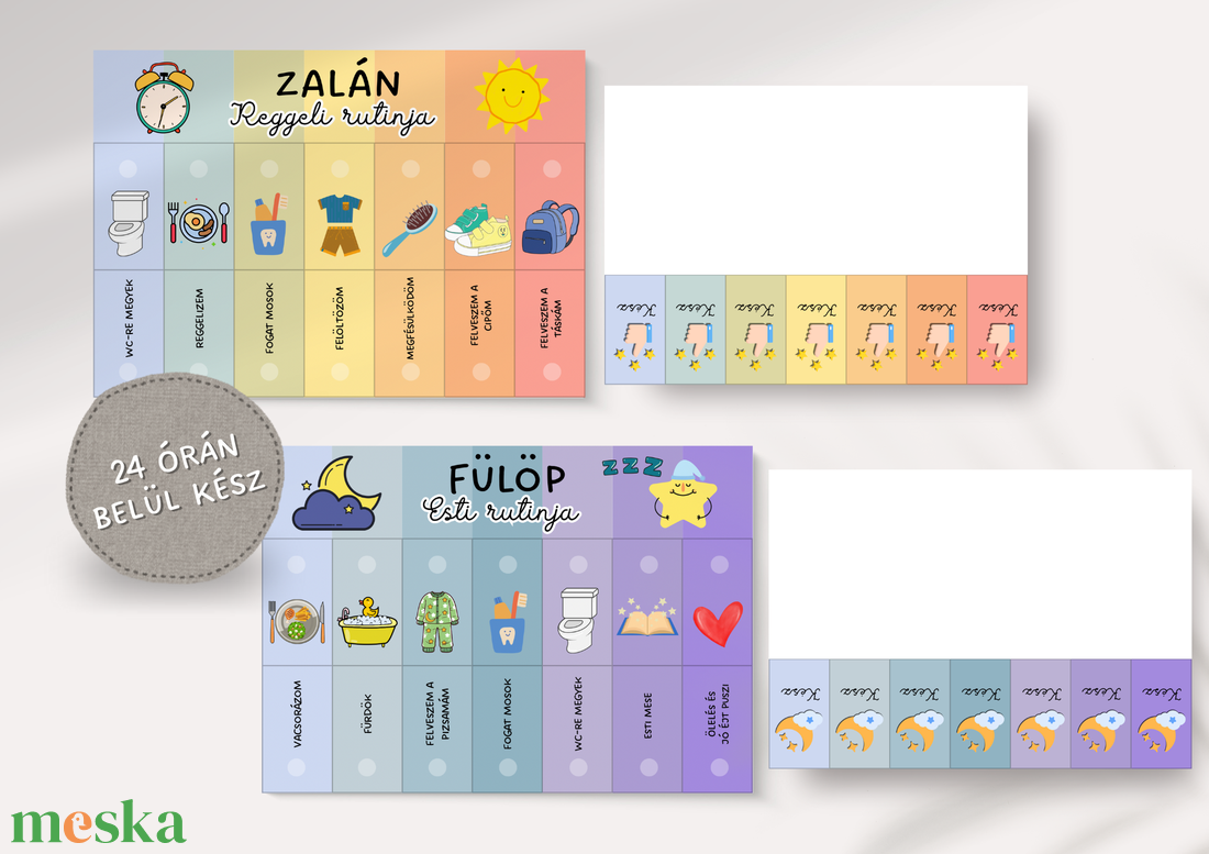 Gyerek napi rutin feladatlap, napirend, rutin táblázat, egyedi, névvel személyre szabható, montessori - művészet - grafika & illusztráció - digitális - Meska.hu Gyerek napi rutin feladatlap, napirend, rutin táblázat, egyedi, névvel személyre szabható, montessori - művészet - grafika & illusztráció - digitális - Meska.hu