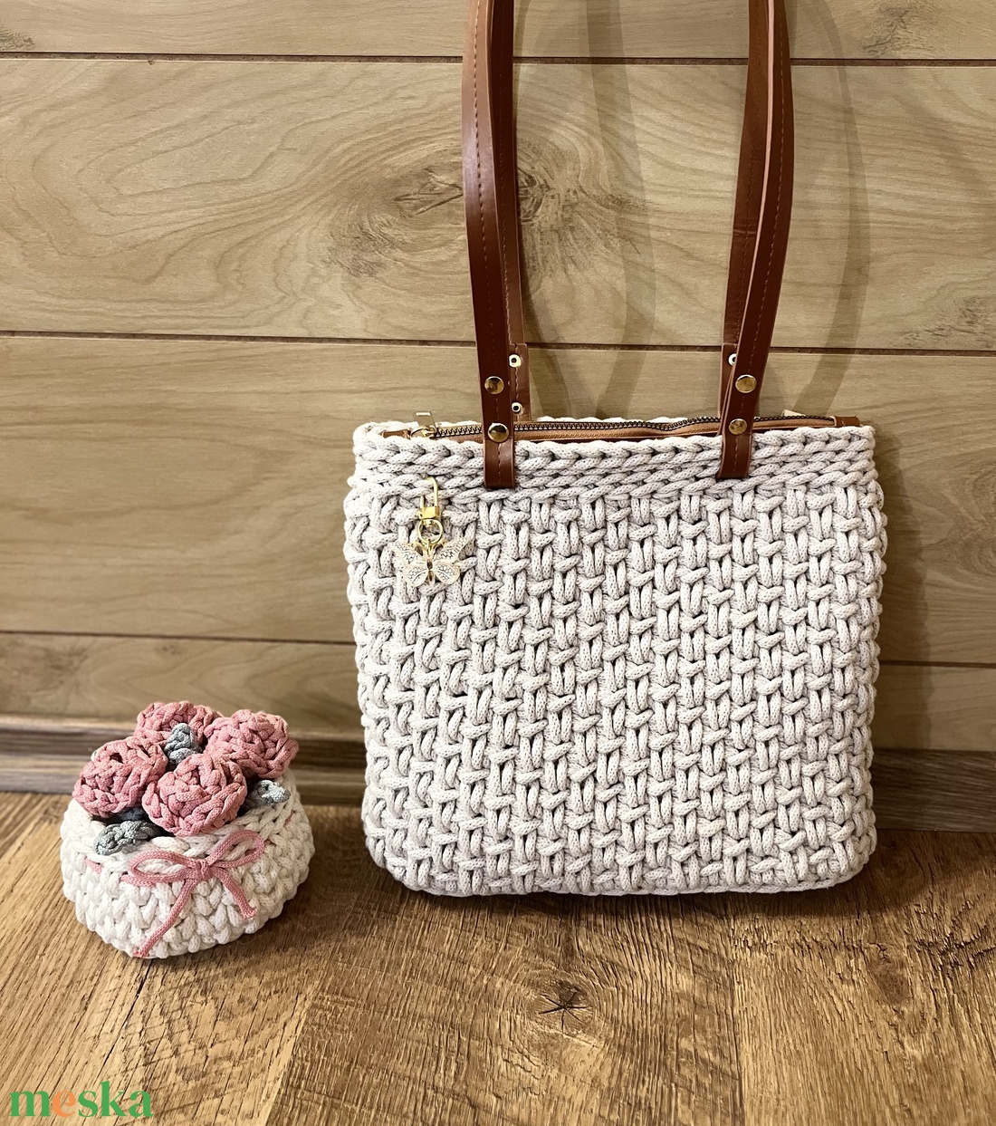 Horgolt Vállt�ska - táska & tok - kézitáska & válltáska - válltáska - Meska.hu