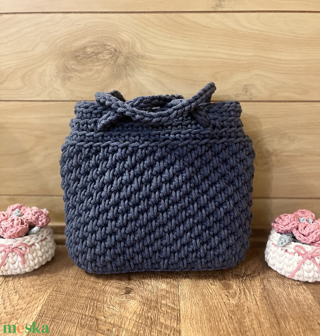 Horgolt válltáska  - táska & tok - kézitáska & válltáska - válltáska - Meska.hu