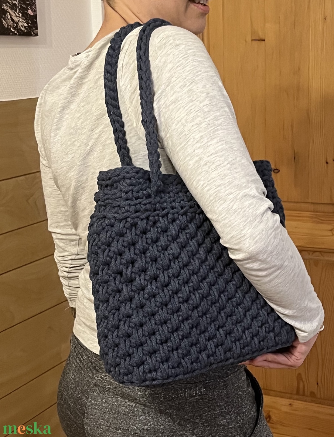 Horgolt válltáska  - táska & tok - kézitáska & válltáska - válltáska - Meska.hu