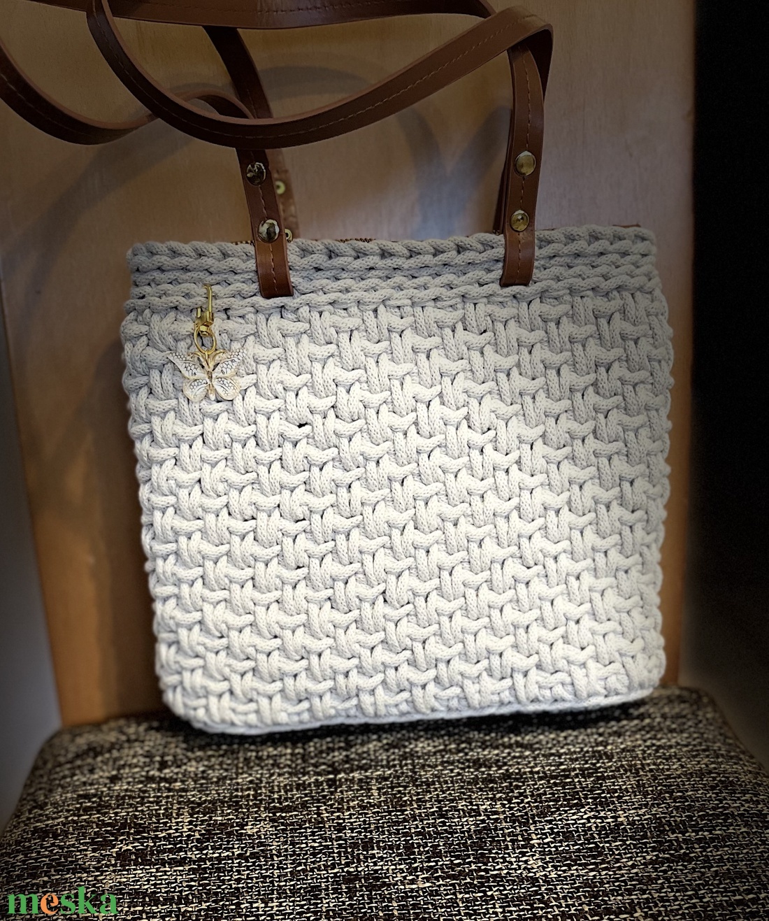 Horgolt Vállt�ska - táska & tok - kézitáska & válltáska - válltáska - Meska.hu