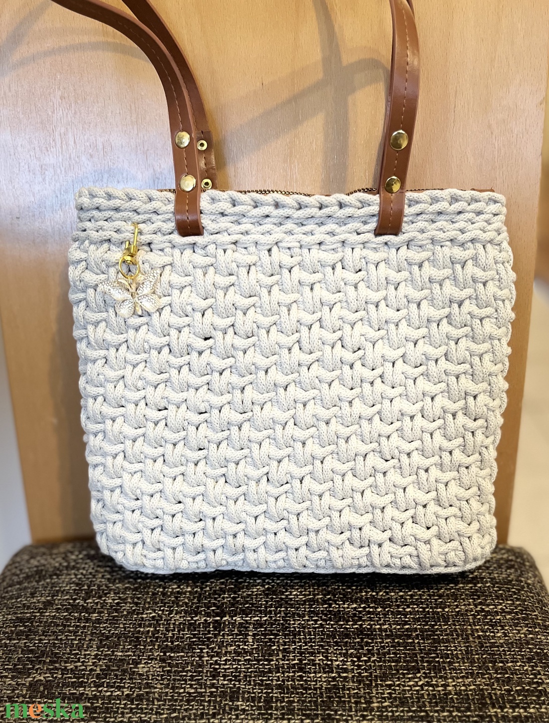 Horgolt Vállt�ska - táska & tok - kézitáska & válltáska - válltáska - Meska.hu