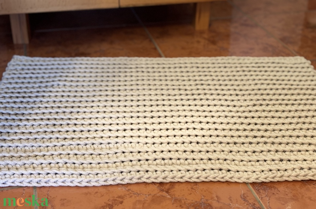 Horgolt fürdőszoba szőnyeg - otthon & életmód - lakástextil - szőnyeg - horgolt szőnyeg - Meska.hu