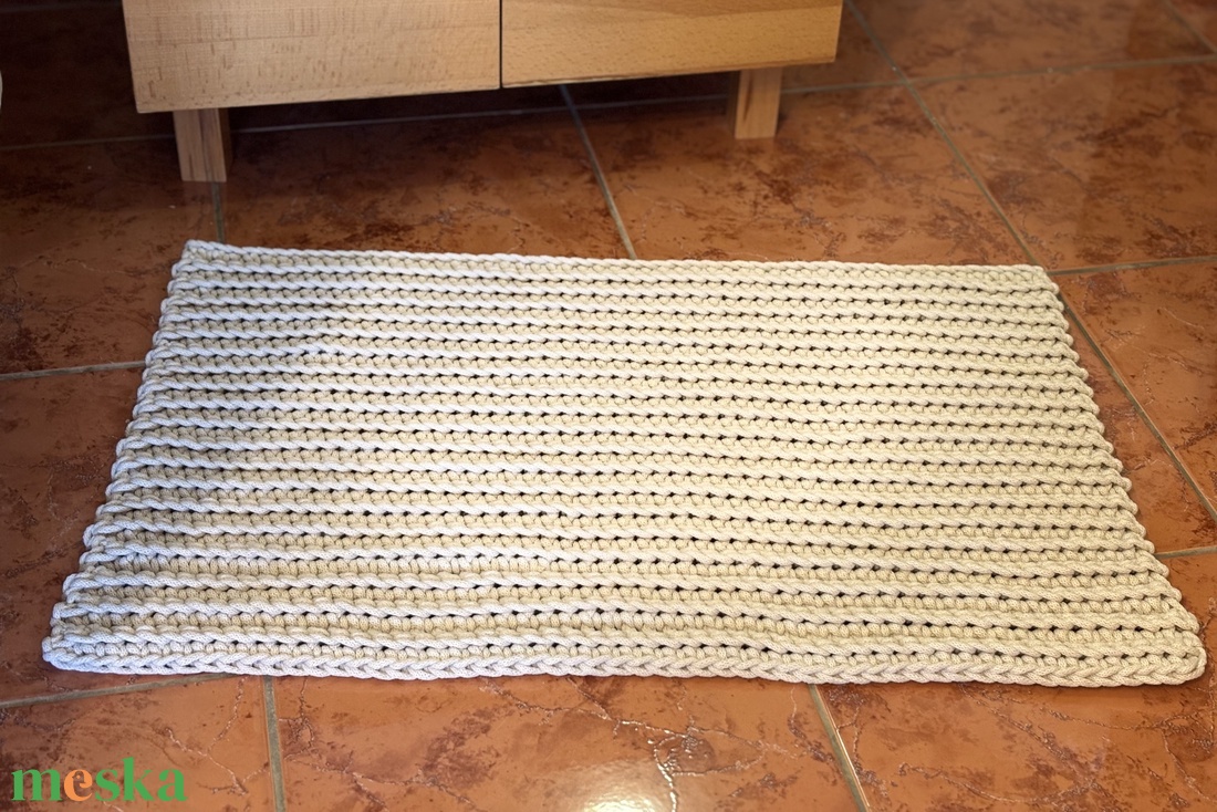 Horgolt fürdőszoba szőnyeg - otthon & életmód - lakástextil - szőnyeg - horgolt szőnyeg - Meska.hu