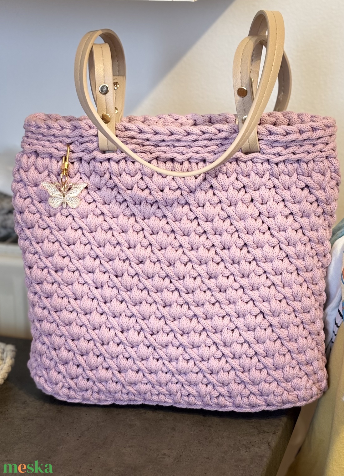 Horgolt Vállt�ska - táska & tok - kézitáska & válltáska - válltáska - Meska.hu