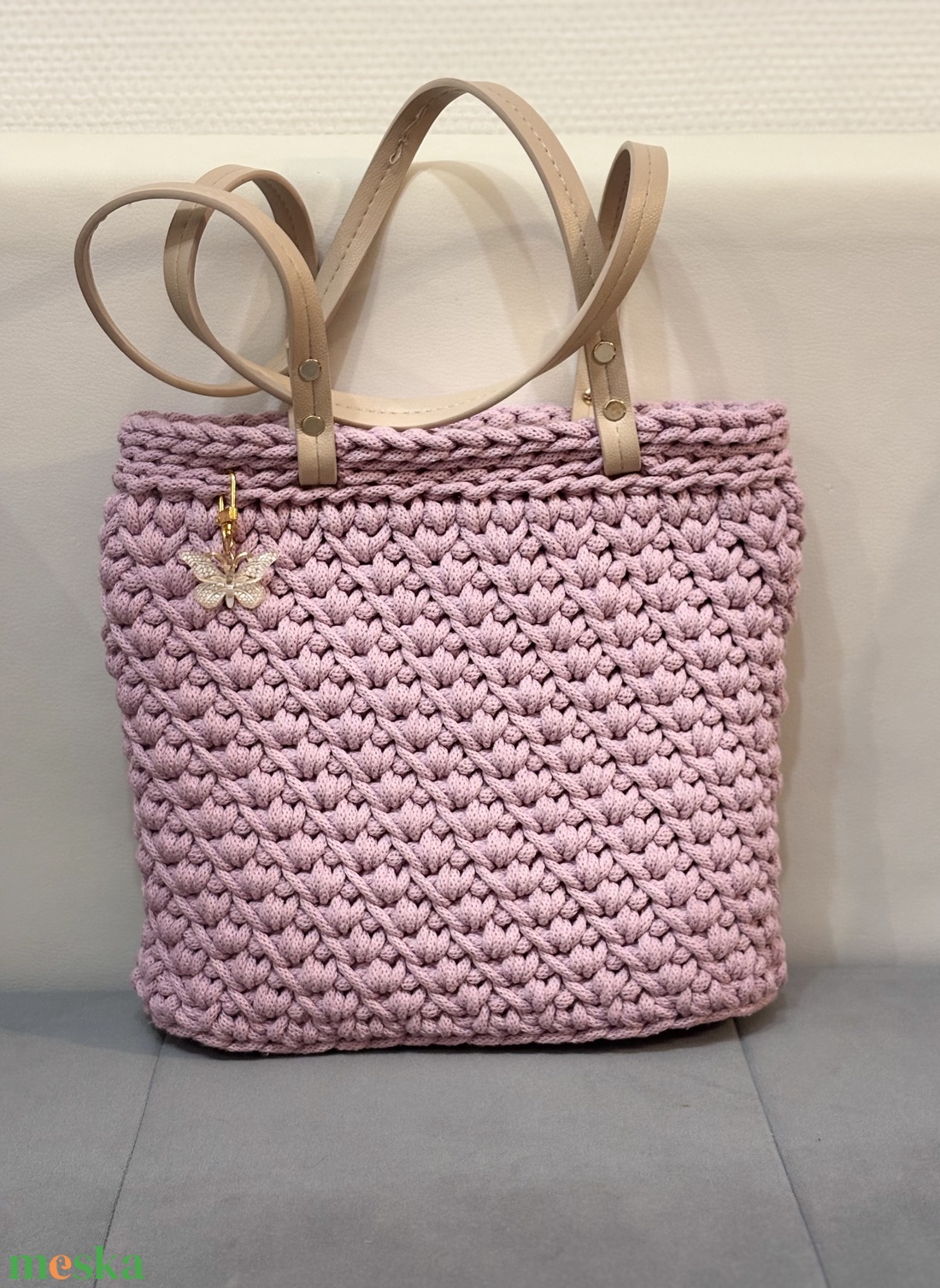 Horgolt Vállt�ska - táska & tok - kézitáska & válltáska - válltáska - Meska.hu