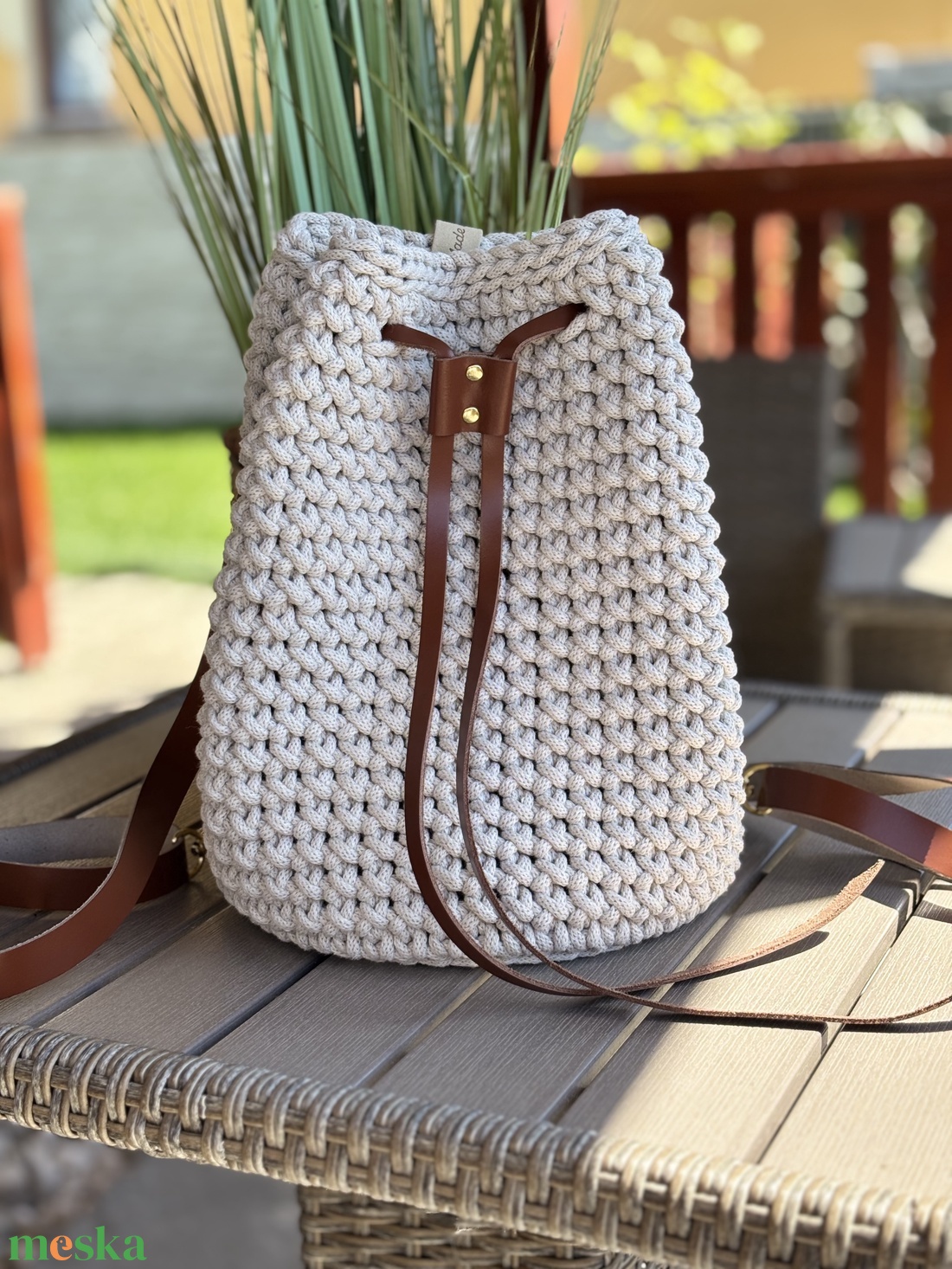 Horgolt �batyus h�tizs�k - táska & tok - hátizsák - hátizsák - Meska.hu