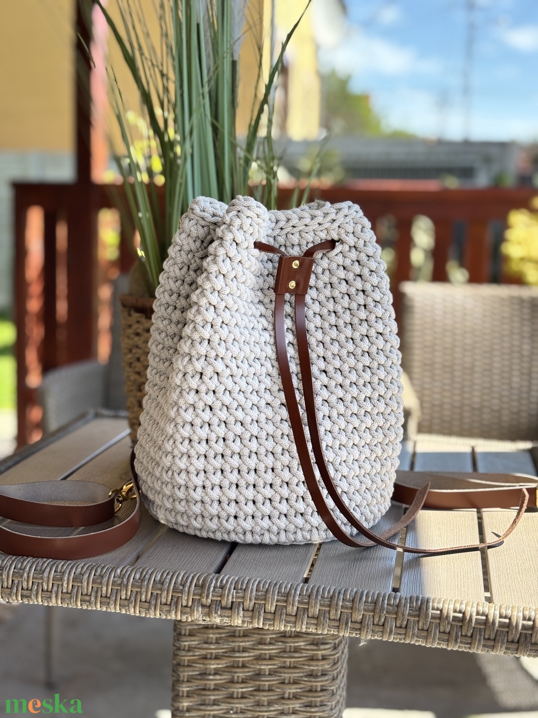 Horgolt �batyus h�tizs�k - táska & tok - hátizsák - hátizsák - Meska.hu