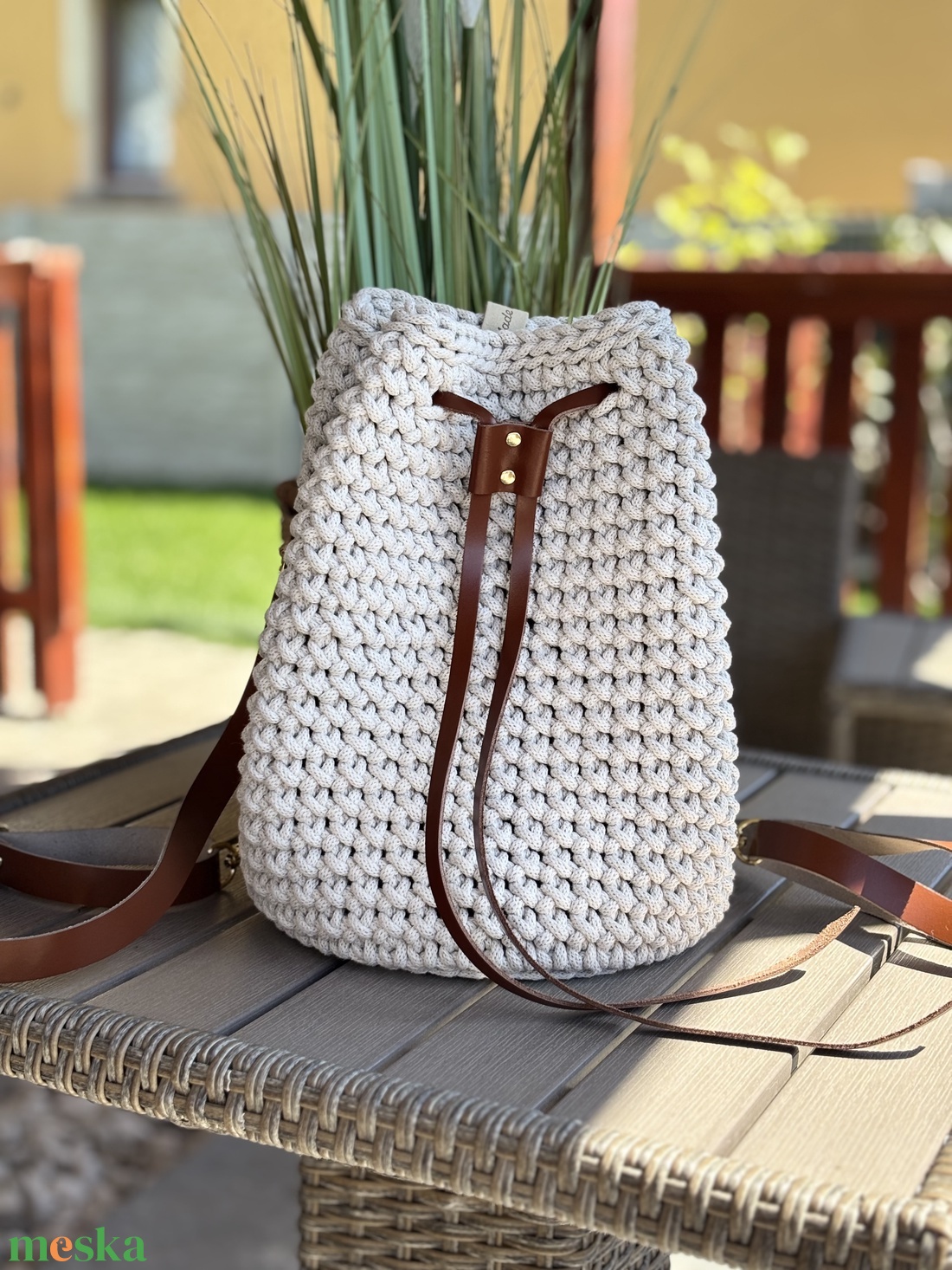 Horgolt �batyus h�tizs�k - táska & tok - hátizsák - hátizsák - Meska.hu