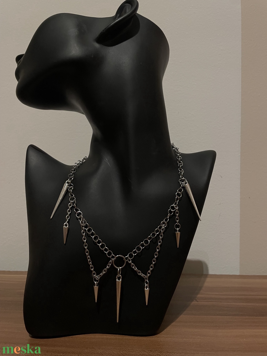 �� Nyaklánc � szegecses rozsda mentes acél - ékszer - ékszerszett - Meska.hu