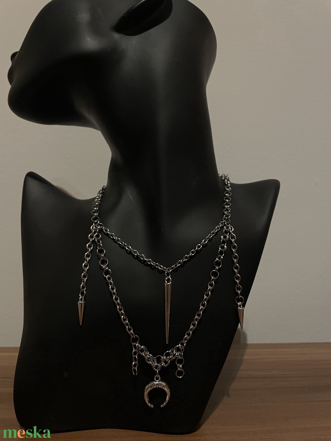 Saját készítésű, rozsdamentes acél nyaklánc - ékszer - ékszerszett - Meska.hu