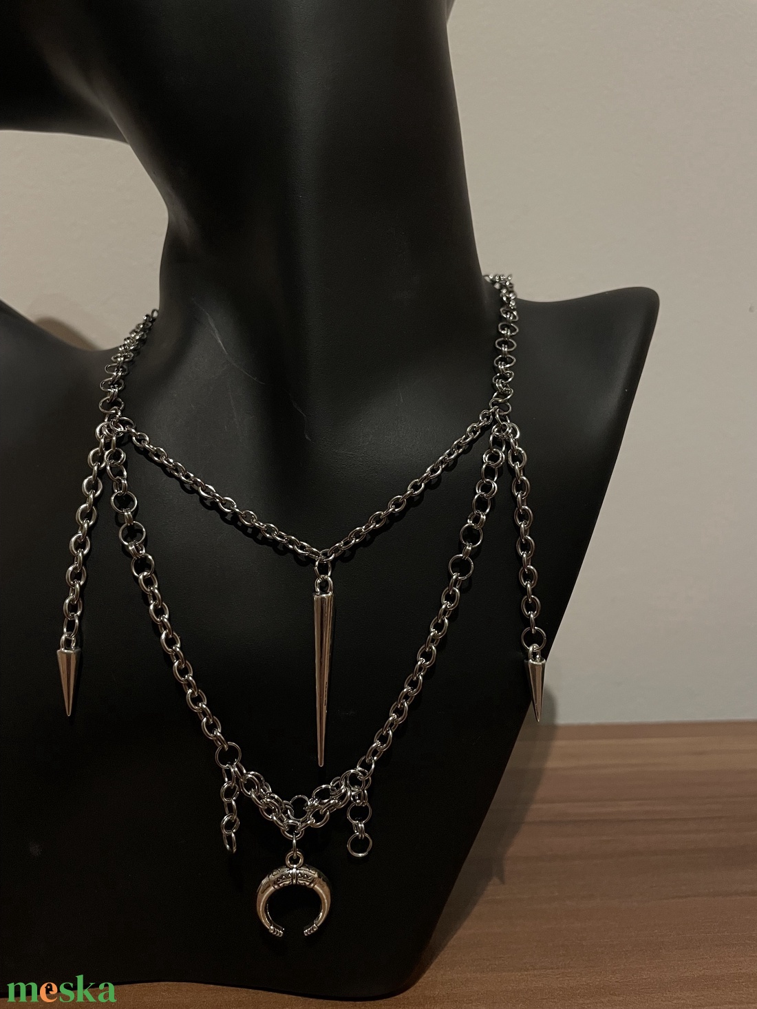 Saját készítésű, rozsdamentes acél nyaklánc - ékszer - ékszerszett - Meska.hu