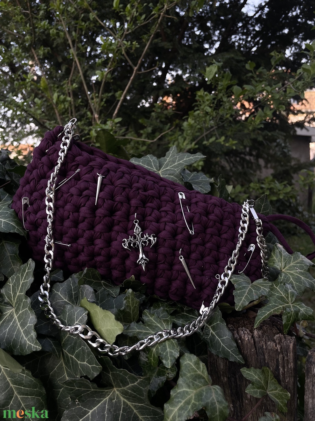 Kézzel készült horgolt táska  - táska & tok - kézitáska & válltáska - kézitáska - Meska.hu