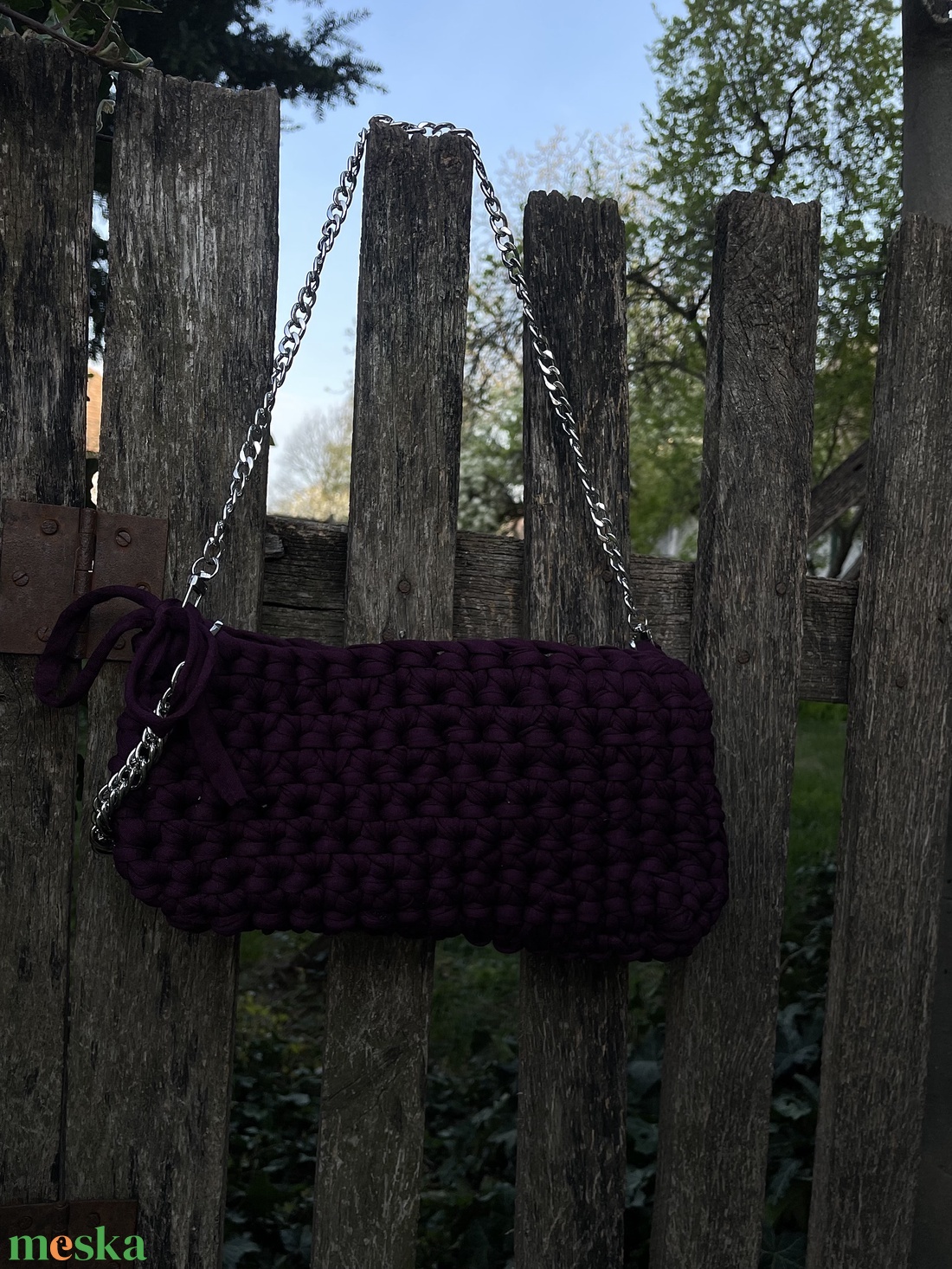 Kézzel készült horgolt táska  - táska & tok - kézitáska & válltáska - kézitáska - Meska.hu