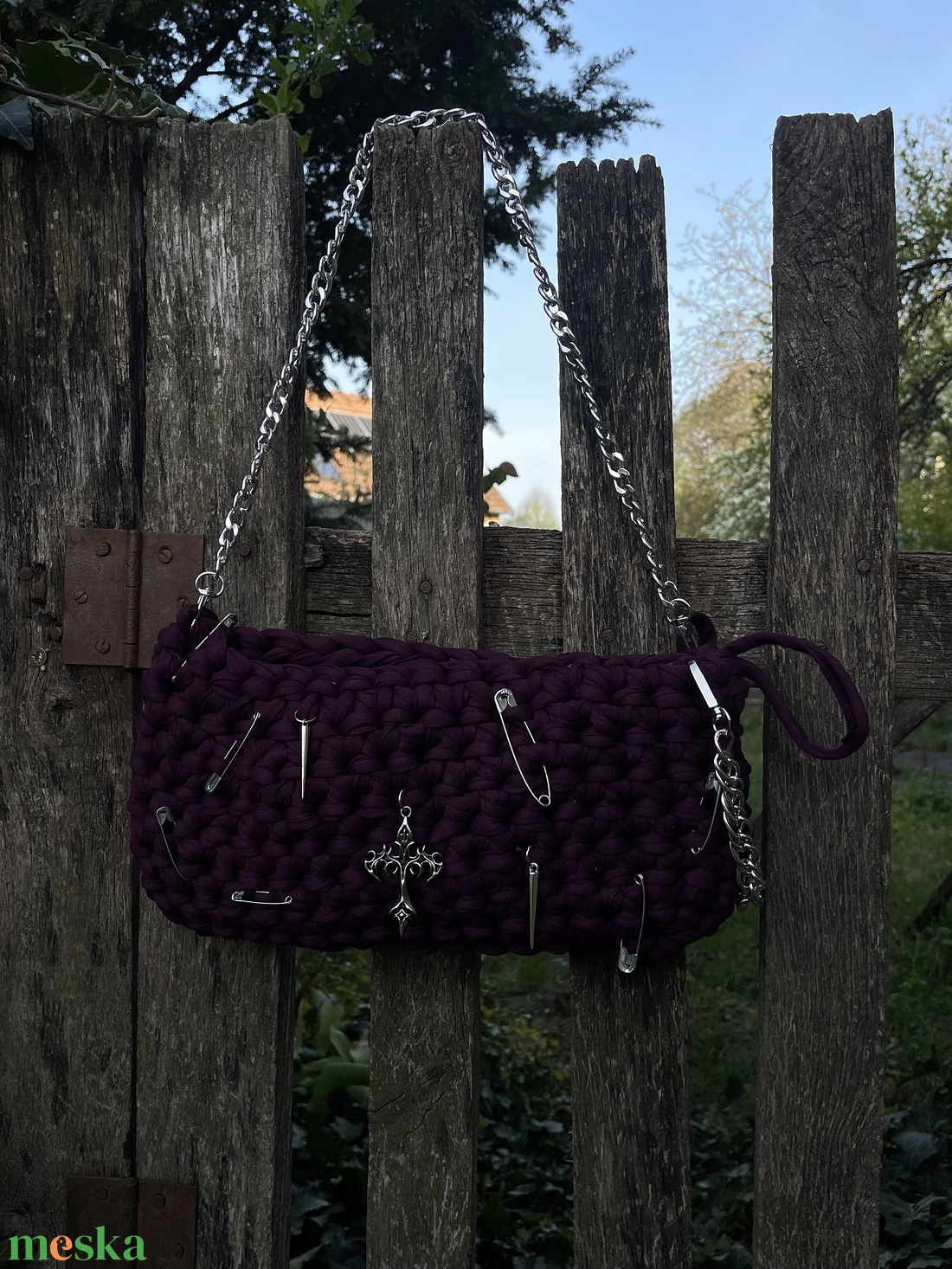 Kézzel készült horgolt táska  - táska & tok - kézitáska & válltáska - kézitáska - Meska.hu