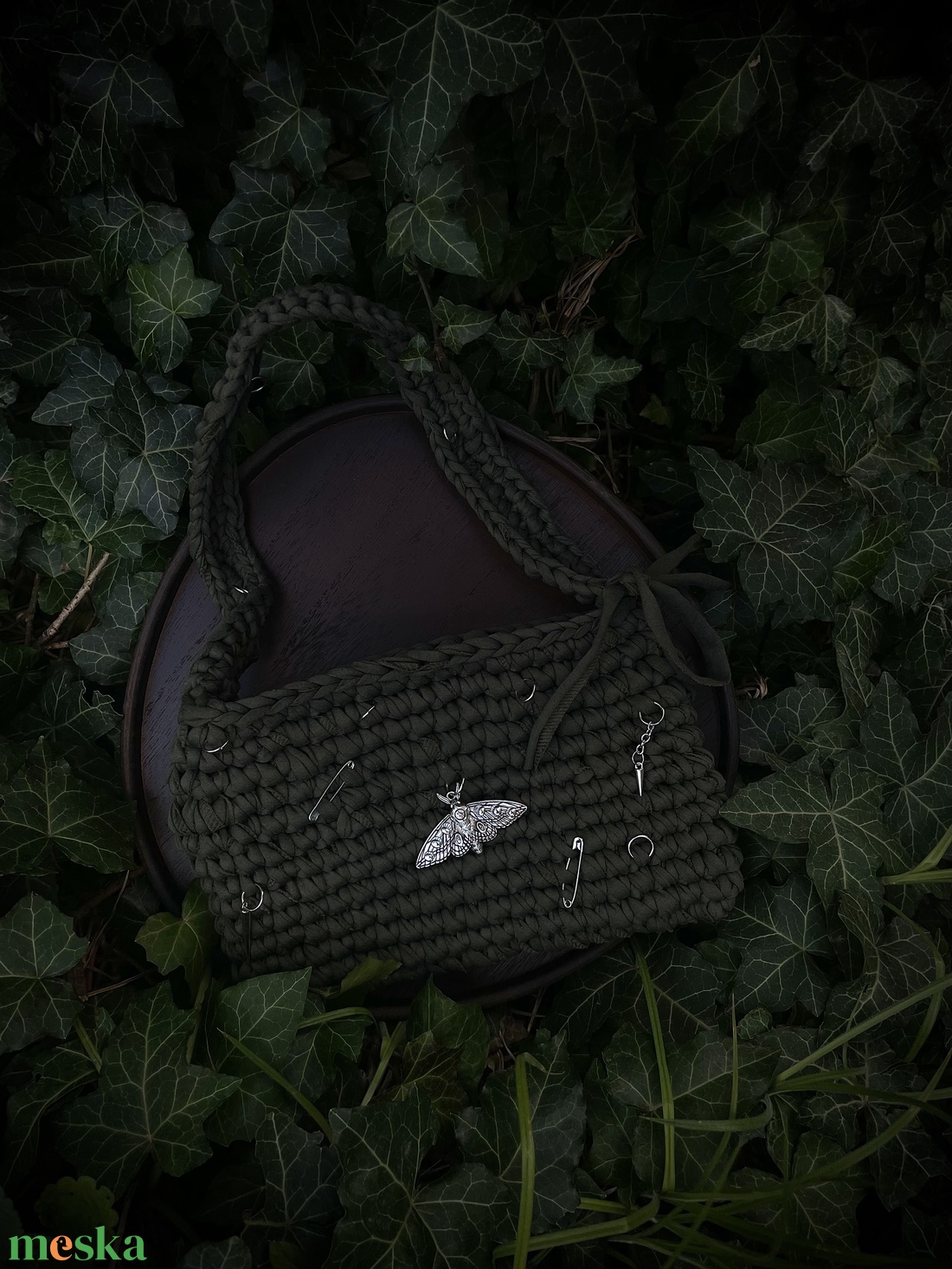 Egyedi horgolt válltáska  - táska & tok - kézitáska & válltáska - kézitáska - Meska.hu