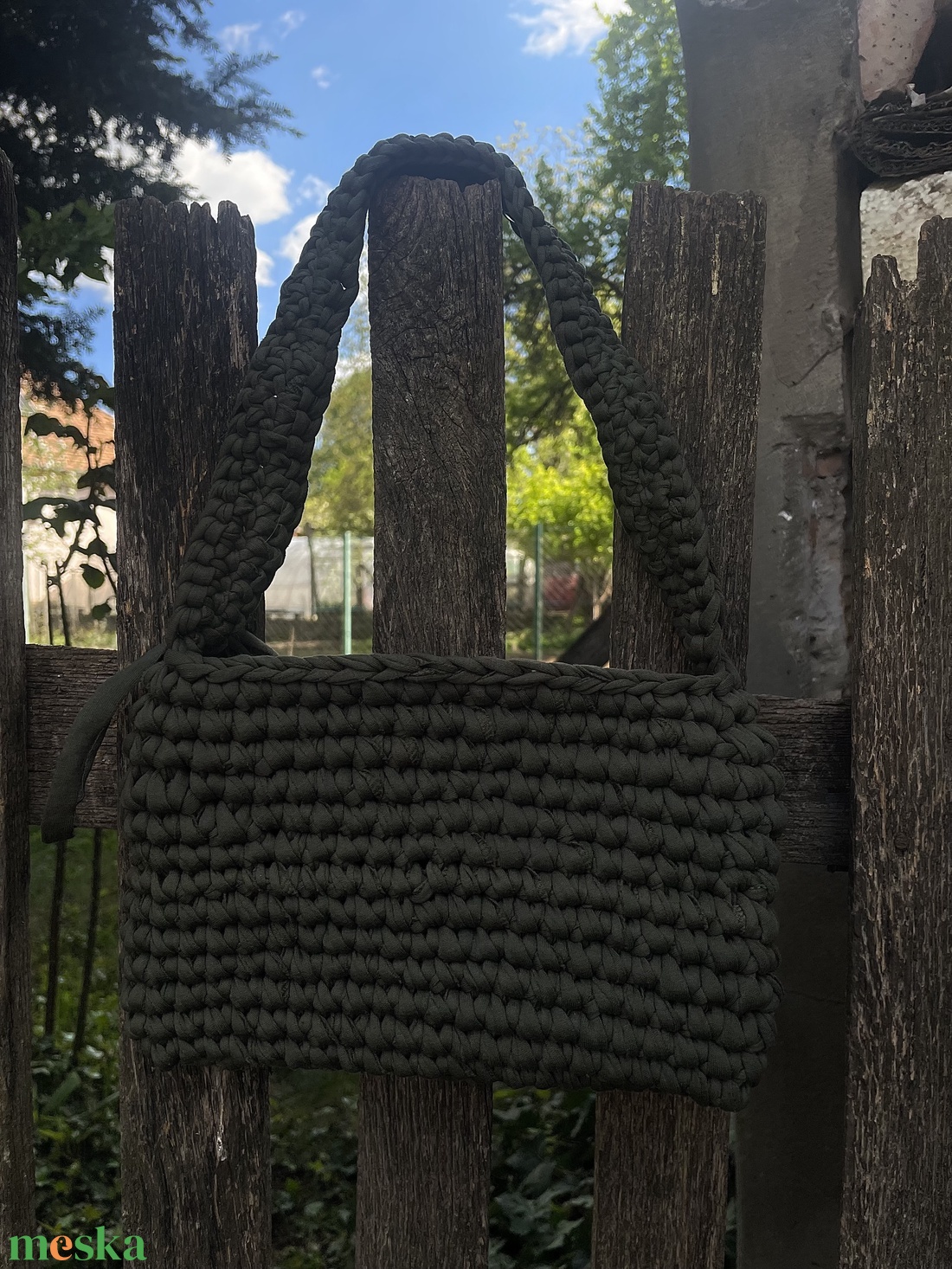 Egyedi horgolt válltáska  - táska & tok - kézitáska & válltáska - kézitáska - Meska.hu