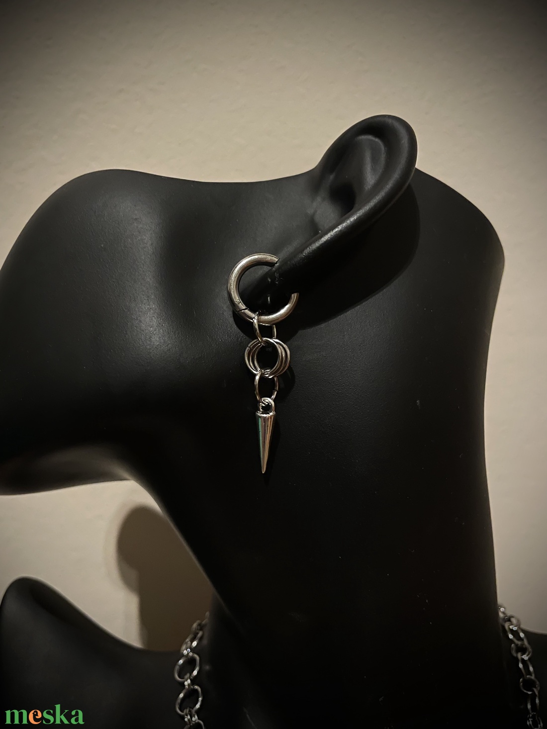 Rozsdamentes acél nyaklánc szett � kereszt medállal - ékszer - ékszerszett - Meska.hu