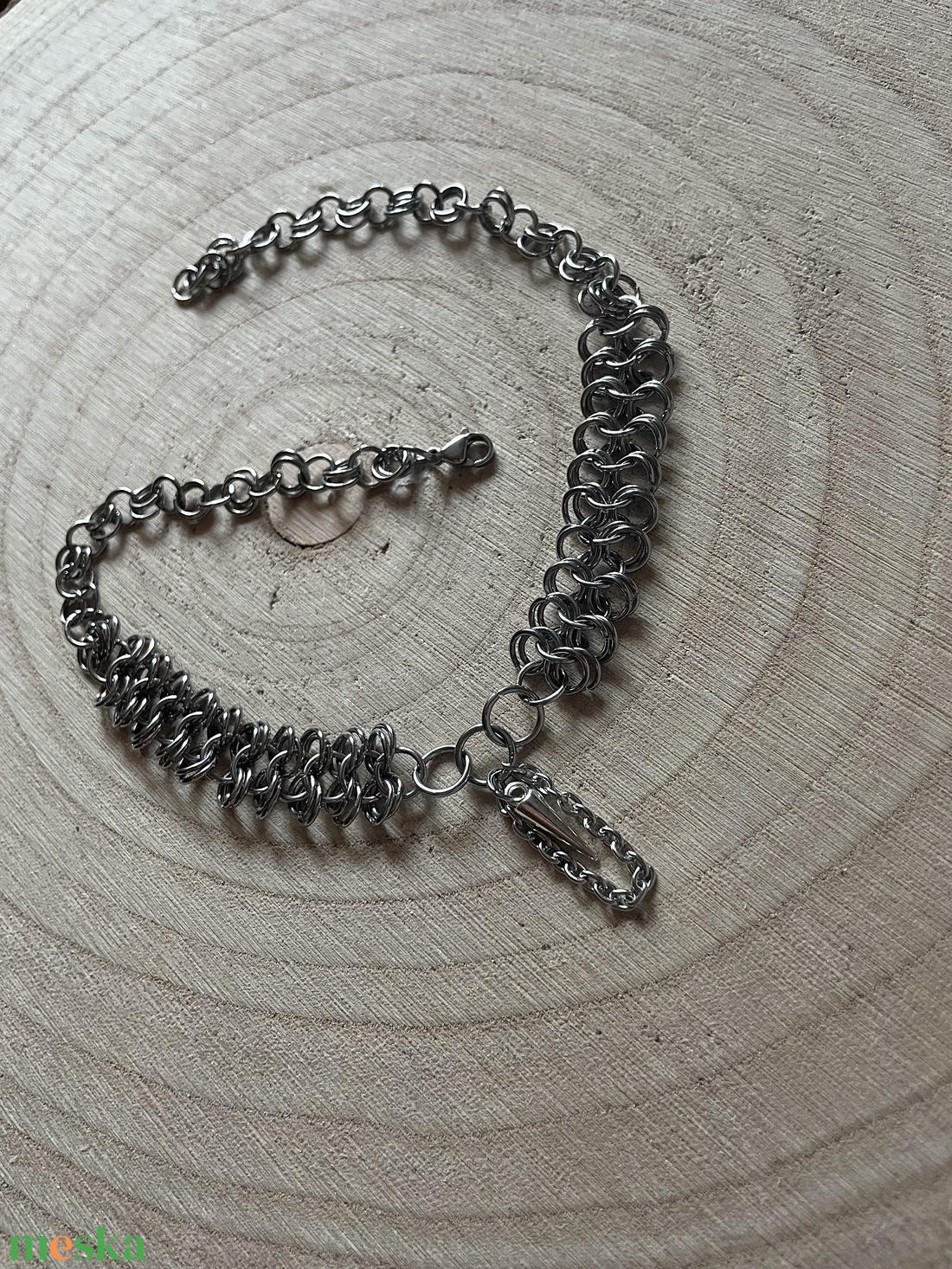 Cage Spike Chainmail Nyaklánc � Nemesacél - ékszer - ékszerszett - Meska.hu