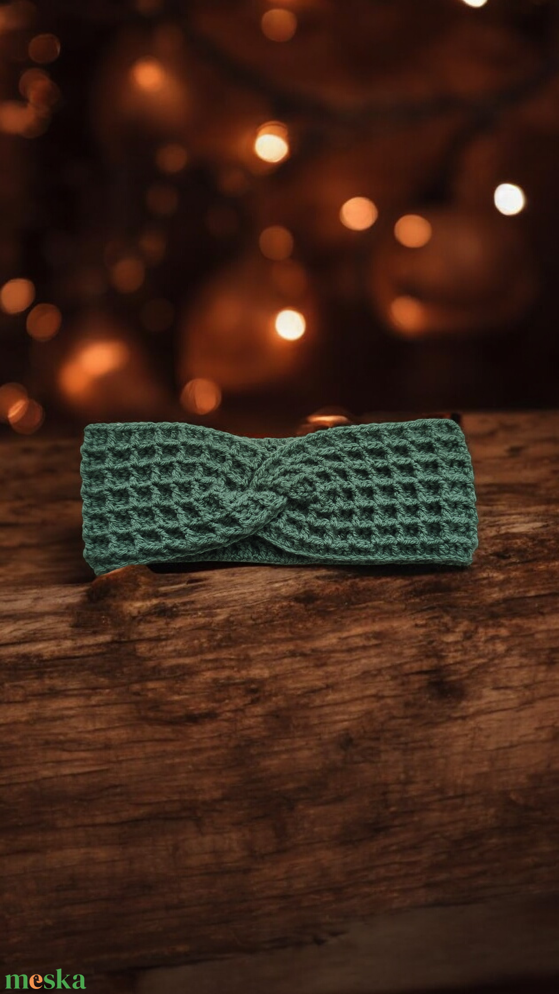 Horgolt csavart fejpánt  - ruha & divat - sál, sapka, kendő - fejpánt - Meska.hu