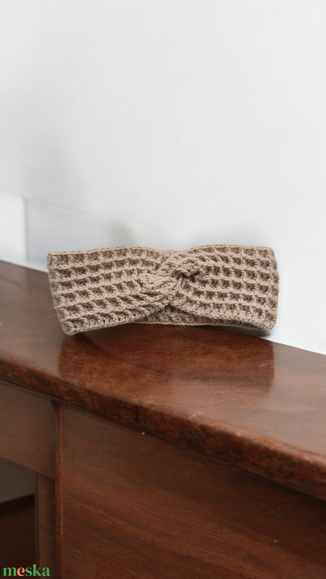 Horgolt csavart fejpánt  - ruha & divat - sál, sapka, kendő - fejpánt - Meska.hu