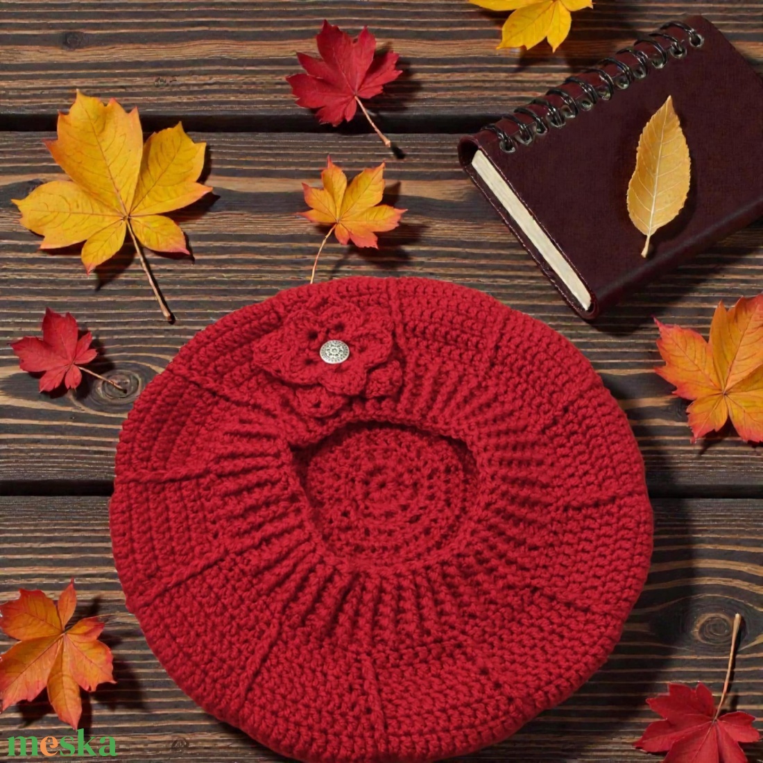 Kézzel horgolt sapka és kéz melegítő szett  - ruha & divat - sál, sapka, kendő - kesztyű - Meska.hu