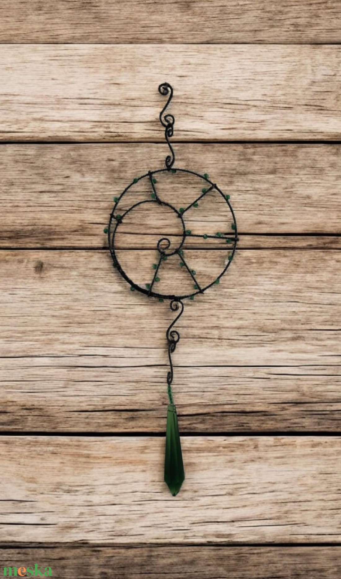 Fém drótos fali dísz - otthon & életmód - dekoráció - fali és függő dekoráció - falra akasztható dekor - Meska.hu