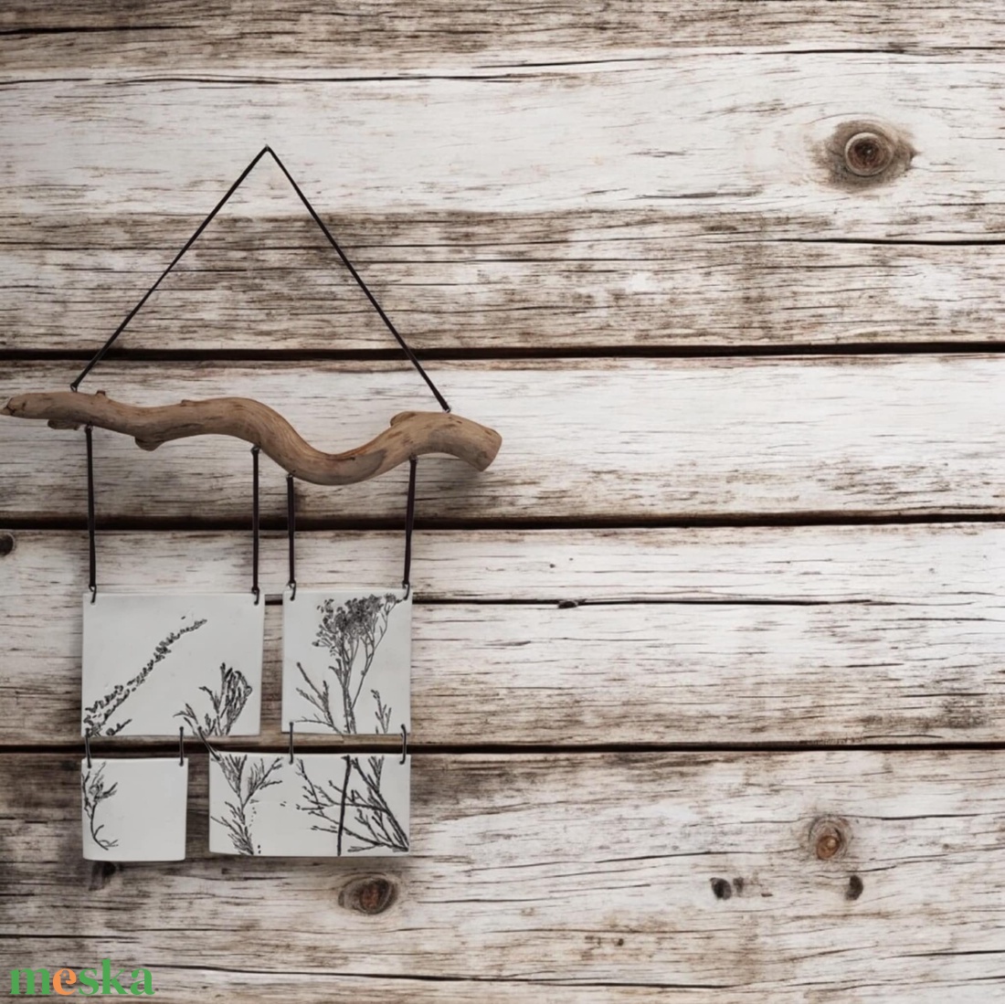 Fali dekoráció növény nyomattal - otthon & életmód - dekoráció - fali és függő dekoráció - falra akasztható dekor - Meska.hu