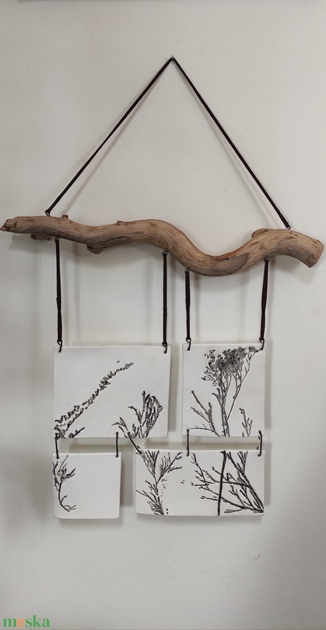 Fali dekoráció növény nyomattal - otthon & életmód - dekoráció - fali és függő dekoráció - falra akasztható dekor - Meska.hu