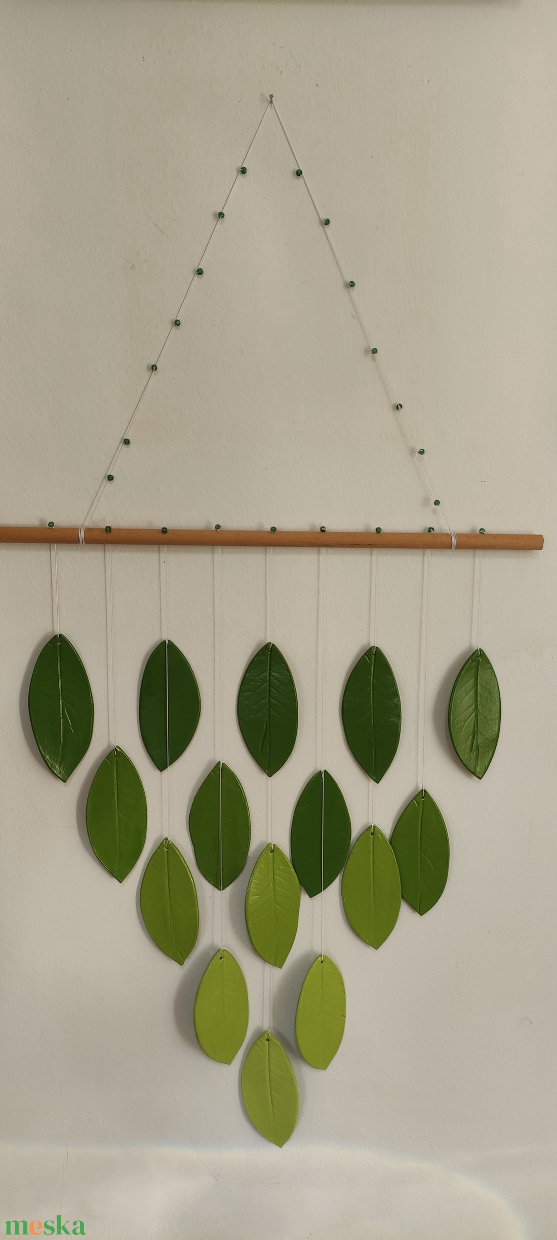 Fali dekoráció levél nyomattal - otthon & életmód - dekoráció - fali és függő dekoráció - falra akasztható dekor - Meska.hu