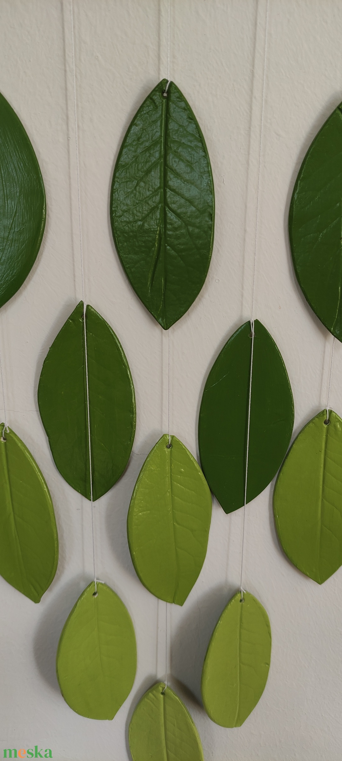 Fali dekoráció levél nyomattal - otthon & életmód - dekoráció - fali és függő dekoráció - falra akasztható dekor - Meska.hu