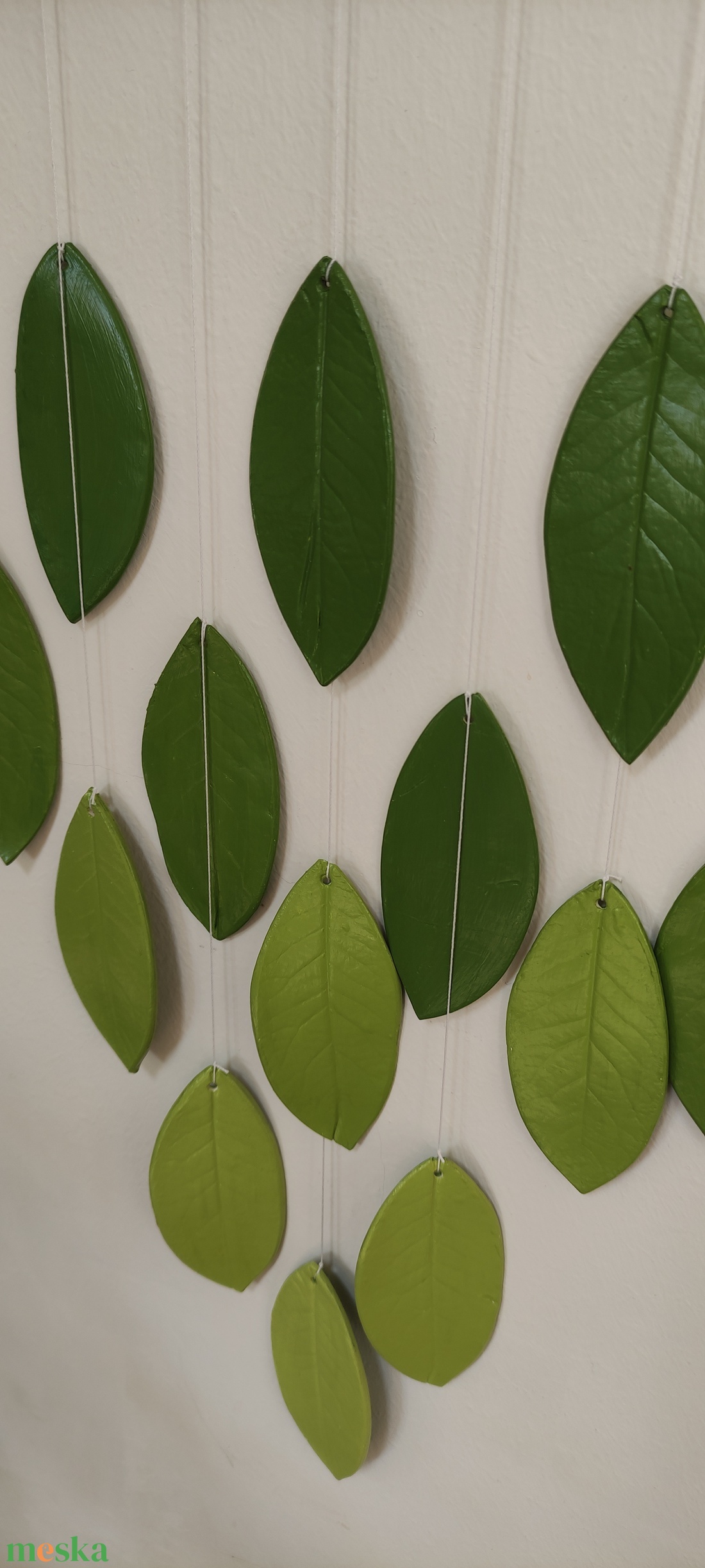 Fali dekoráció levél nyomattal - otthon & életmód - dekoráció - fali és függő dekoráció - falra akasztható dekor - Meska.hu