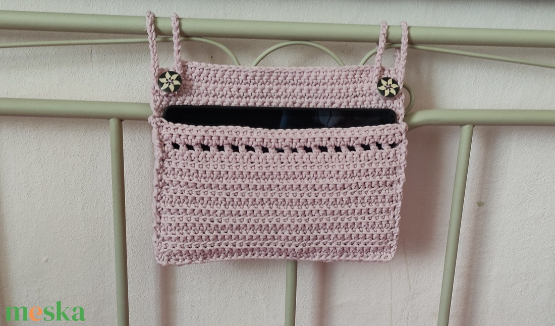 Cuki rózsaszín tároló - otthon & életmód - tárolás & rendszerezés - fali tároló - Meska.hu