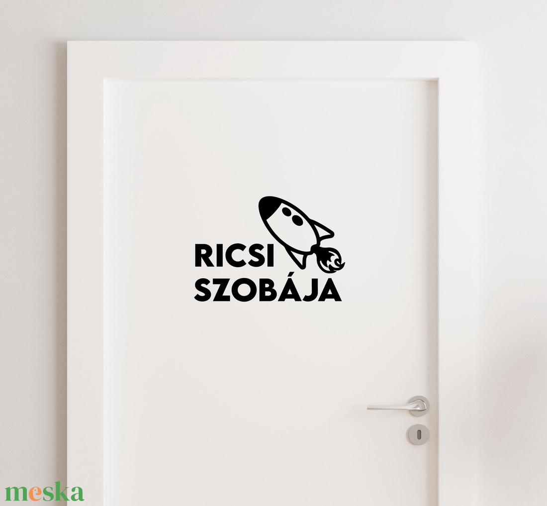 Gyerekszoba Ajtó Matrica - otthon & életmód - papír, írószer - matrica, matrica csomag - Meska.hu