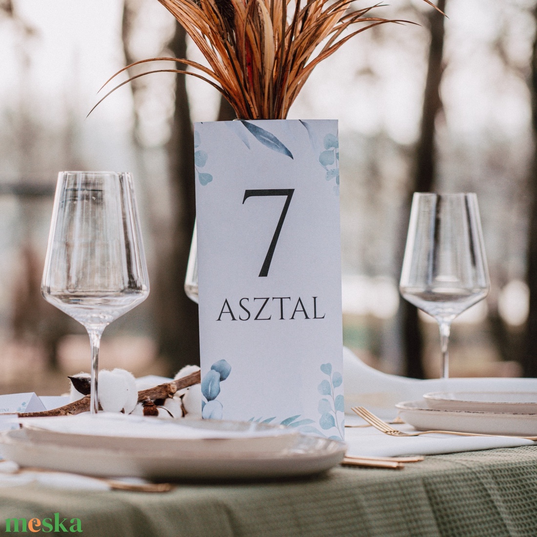 Háromszög Asztalszám-Menü-Itallap 3 az 1-ben - esküvő - meghívó & kártya - menü - Meska.hu
