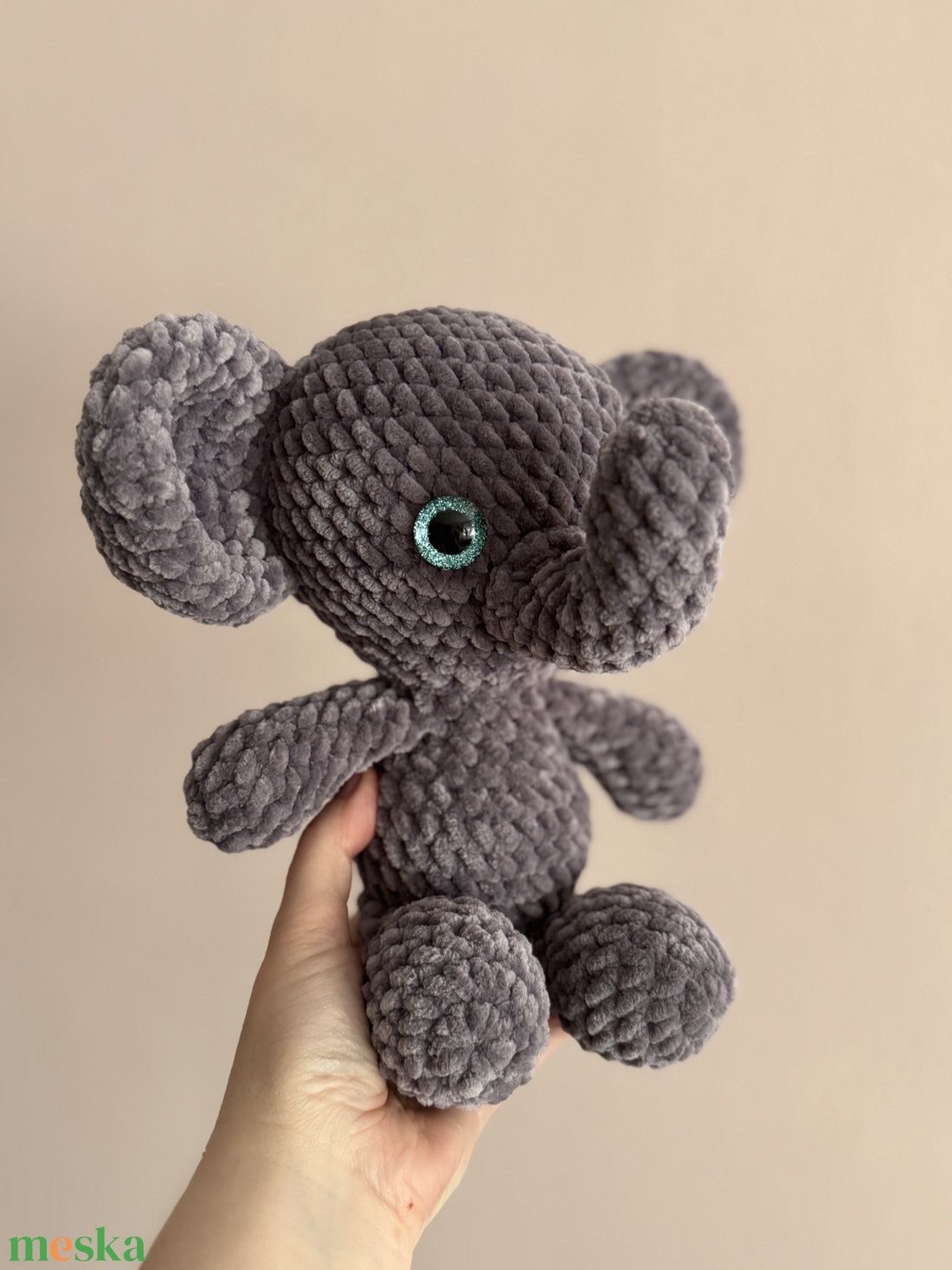 Elemér elefánt - játék & sport - plüssállat & játékfigura - elefánt - Meska.hu