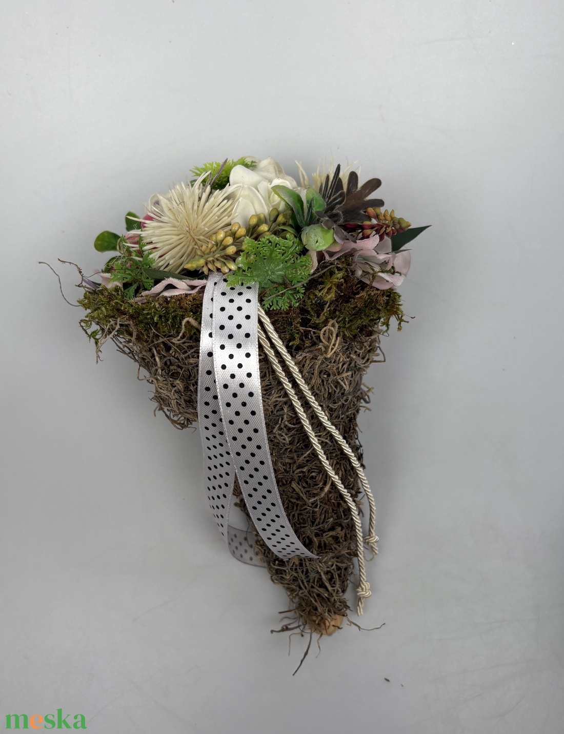 Iszalag - friss színvilágú, selyemvirágos tartós virágdísz a Mini Csokor kollekcióból (MCs-13) - otthon & életmód - virágdekoráció - virágok - virágcsokor - Meska.hu