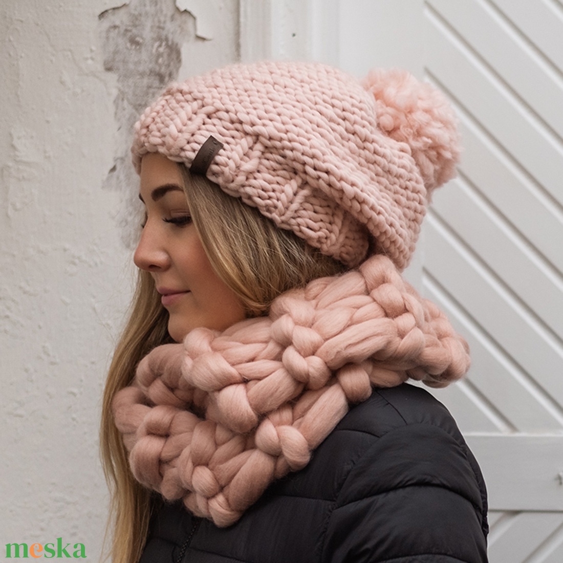 Vastag kötött pom-pom slouchy sapka - több színben - ruha & divat - sál, sapka, kendő - sapka & sál szett - Meska.hu Vastag kötött pom-pom slouchy sapka - több színben - ruha & divat - sál, sapka, kendő - sapka & sál szett - Meska.hu
