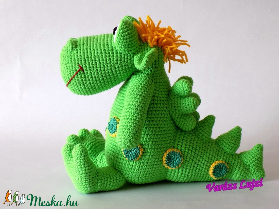 Horgolt Amigurumi Sárkány bébi -  - Meska.hu
